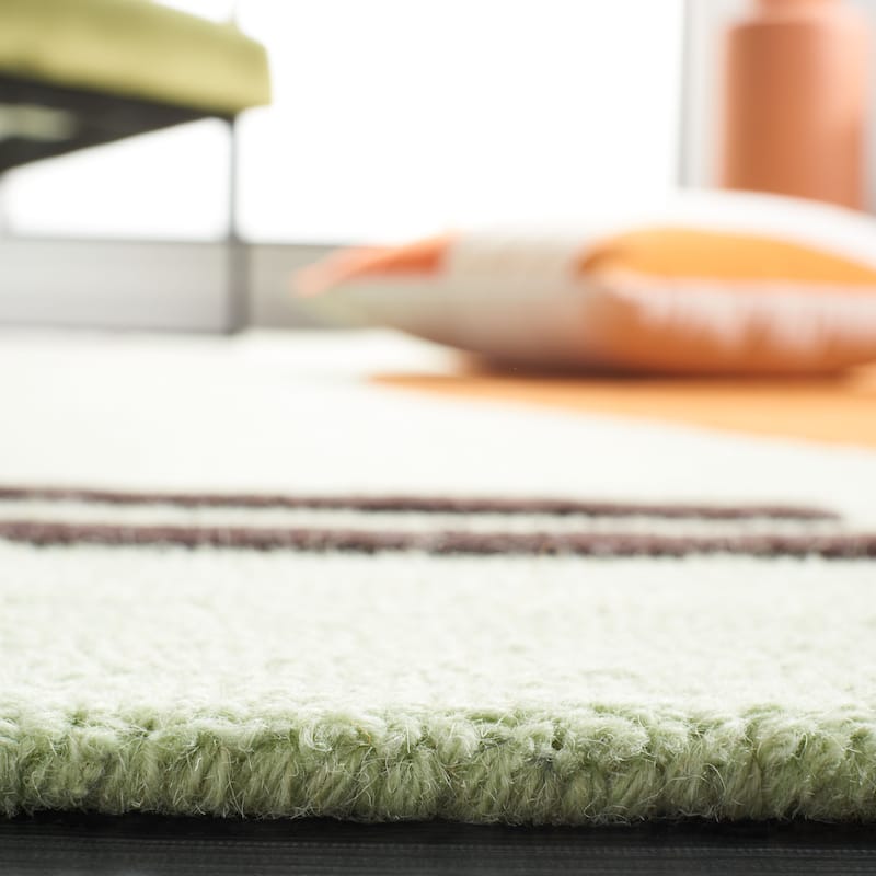 SAFAVIEH Handmade Rodeo Drive Vutka Mid-Century Modern Wool Rug