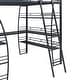 preview thumbnail 6 of 8, Full Size Loft Bed with 4 Layers of Shelves, L-shaped Desk, Espresso