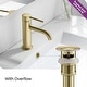 preview thumbnail 66 of 121, Luxury Solid Brass Single Hole Bathroom Faucet