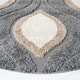 SAFAVIEH Florida Shag Bertille Geometric 1.2-inch Thick Rug