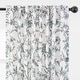 preview thumbnail 6 of 6, Chanasya Faux Linen Toile Light Filtering Bedroom Window Curtain Panel Pair (Set of 2)