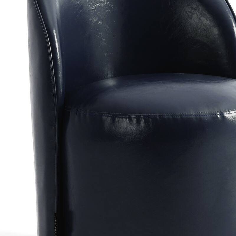 UIXE Modern Upholstered Swivel Armless Side Dining Chairs