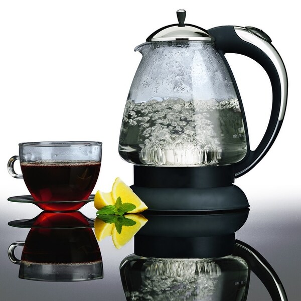 Capresso 259.03 H20 Plus Glass Water Kettle 48 Oz Bed Bath