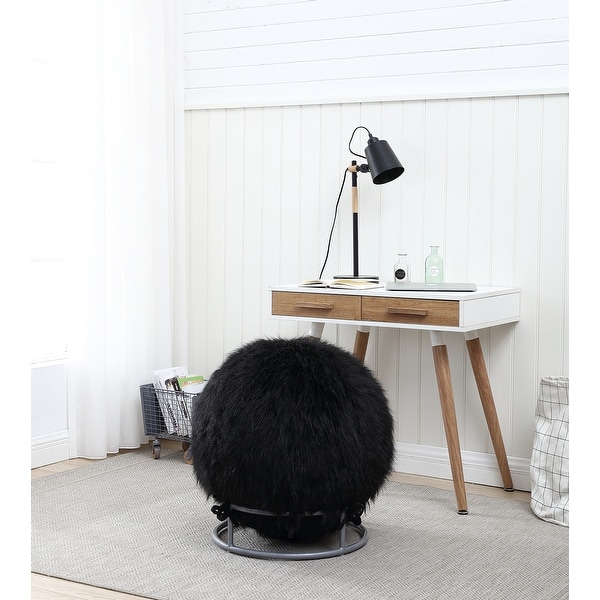 VCNY Home Inflatable Balance Yoga Ball Chair N A Bed Bath