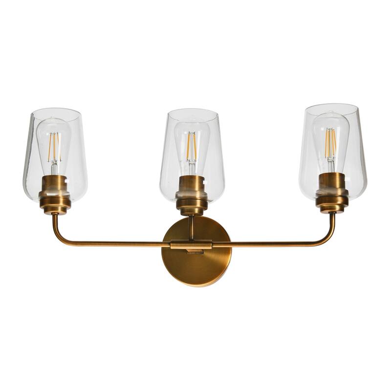 Robert Stevenson Lighting Holden - Metal and Glass Vanity Light