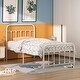 preview thumbnail 18 of 20, VECELO Modern Metal Platform Kids Bed Frame,Twin Size Bed Set of 2