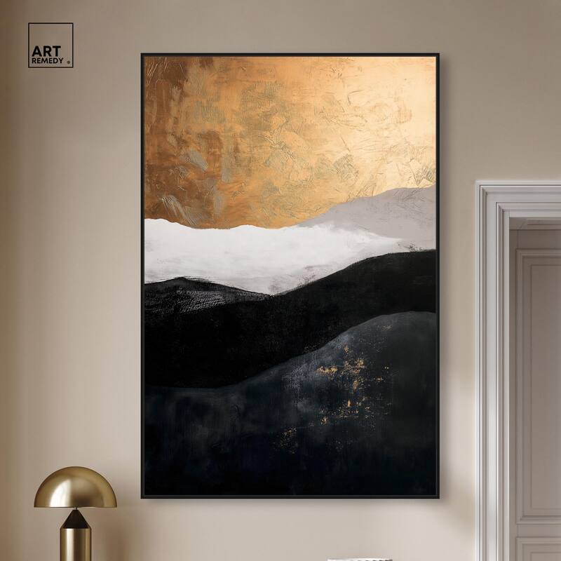 Golden Vista I Canvas by Art Remedy