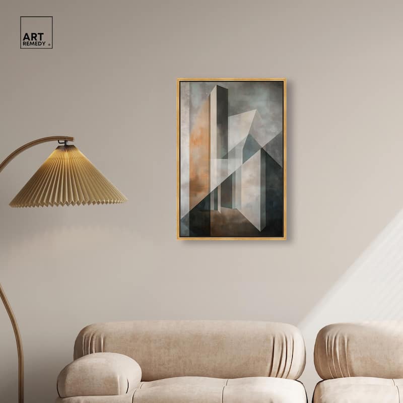 Spatial Geometry Canvas by Art Remedy