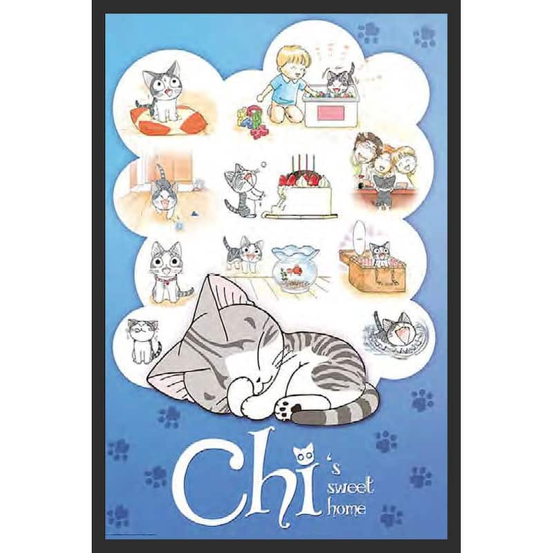 Chi's Sweet Home - Dreams Framed Art Poster - 24 x 36 Inch