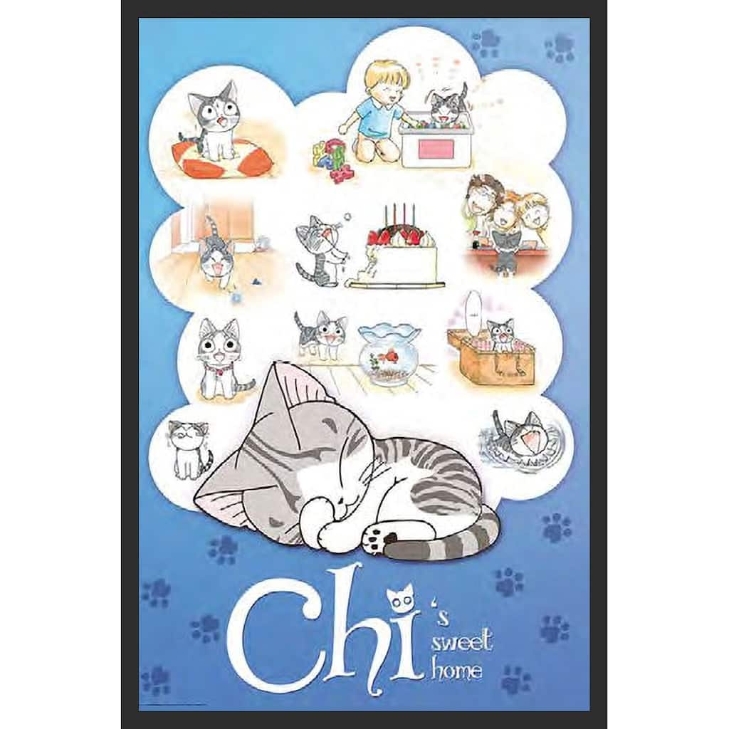 Chi's Sweet Home - Dreams Framed Art Poster - 24 x 36 Inch