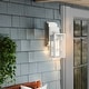 preview thumbnail 37 of 50, 2-pack 13" H 1-Light Black Outdoor wall Lantern(Dusk to Dawn could be chosen)