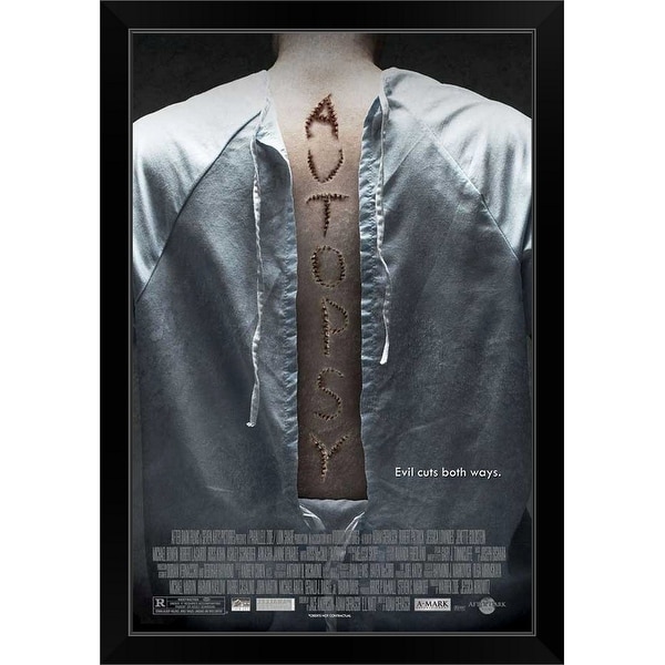 "Autopsy - Movie Poster" Black Framed Print