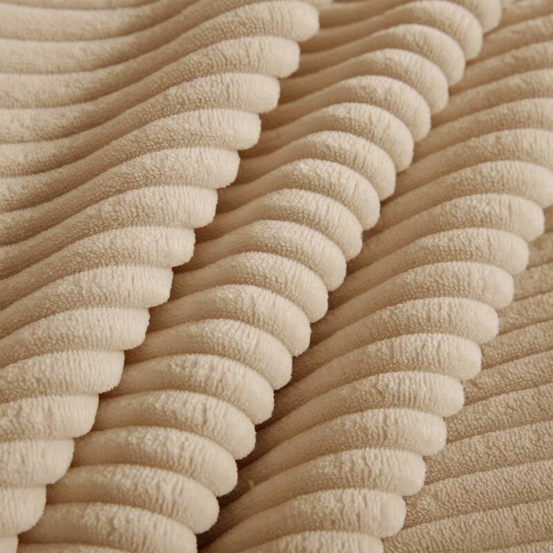 GDFStudio - Modular Corduroy Boneless Cloud 81" Loveseat with Deep Seat