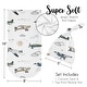 preview thumbnail 5 of 4, Sweet Jojo Designs Green Vintage Airplane Boy Baby Cocoon and Beanie Hat Sleep Sack -2p Set- Airplanes Transportation Clouds Sun