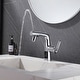 preview thumbnail 7 of 20, Rbrohant Pull Down Bathroom Sink Faucet, Kitchen Faucets with 360° Swivel Sprayer And Digital Display