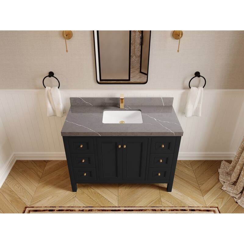 Willow Collections 48 in. W x 22 in. D Nashville Single Sink Bathroom Vanity with Countertop