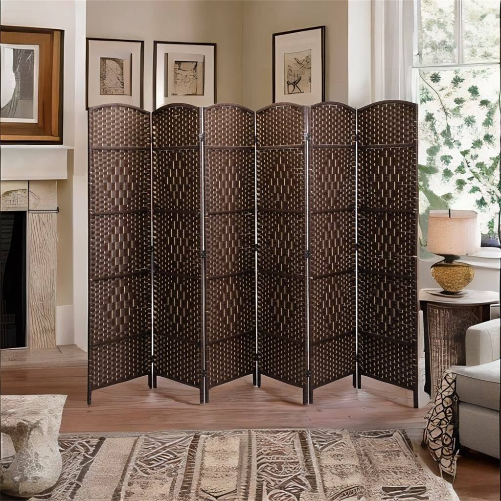 Folding 6 Panel Screen Room Divider Screens