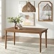 preview thumbnail 4 of 16, Barish 6-piece Burntwood Dining Set with Bench