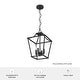 preview thumbnail 10 of 23, Hunter 12" Laurel Ridge 4-Light Lantern Pendant - Kitchen Island, Dining room, Entry - Modern Farmhouse, Industrial, Candle
