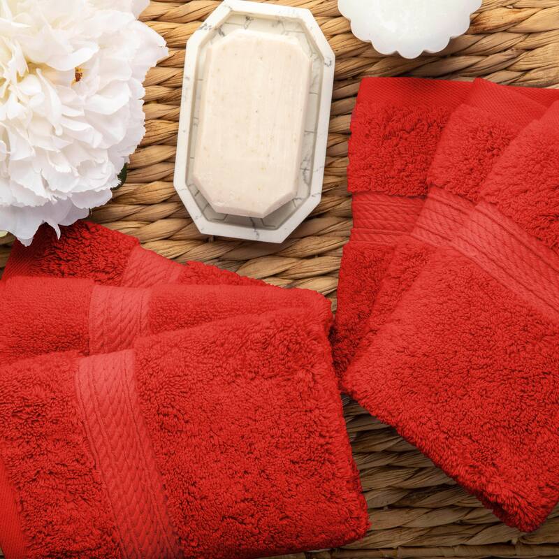 Superior Marche Egyptian Cotton 6 Piece Face Towel Set