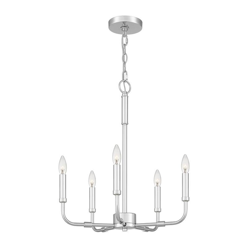 Quoizel Abner Steel 5-light Chandelier