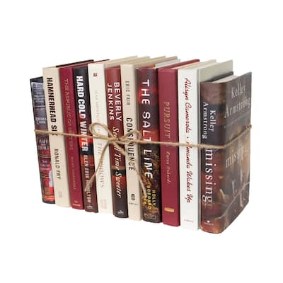 Books Burgundy Decorative Accessories: Cranberry Cream Mixed Media ColorPak
