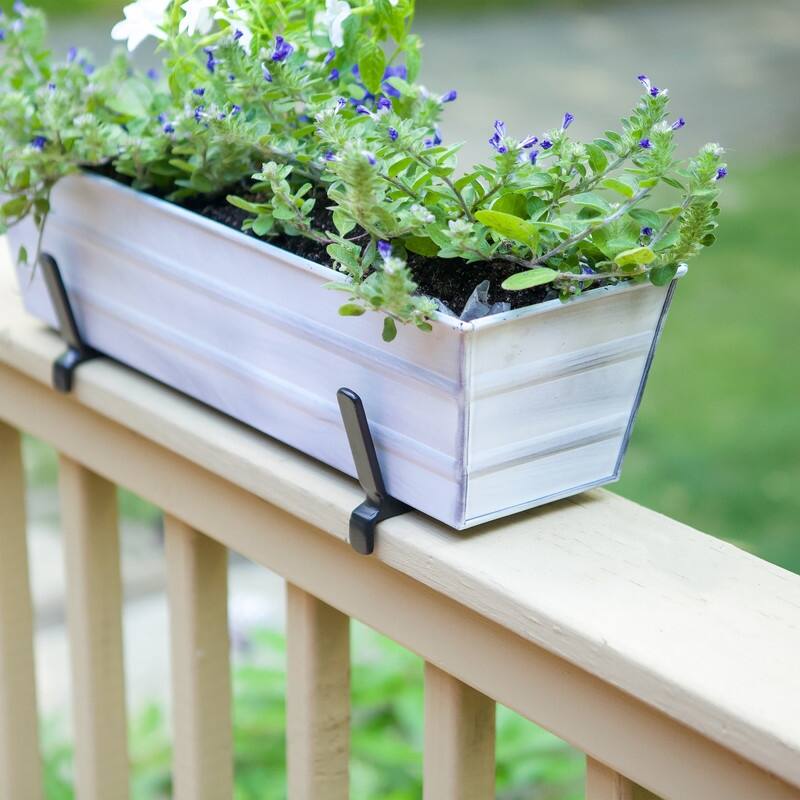 Achla Designs Flower Box Brackets for 2x4'' Rail