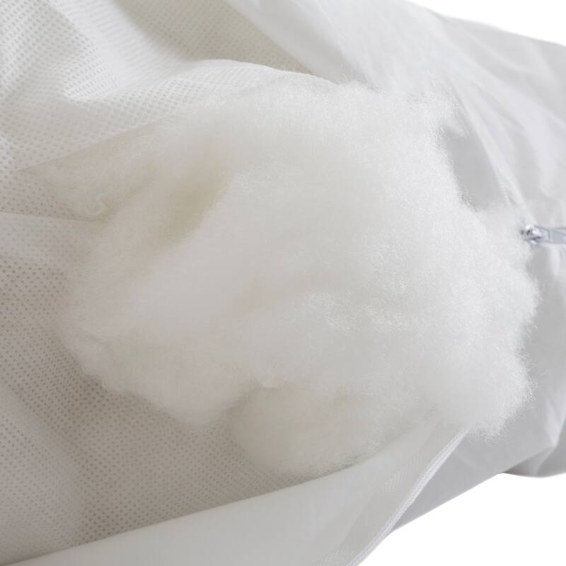 Full Body Pillow for Pregnancy - Maternity Pillow with Contoured U-Shape by Lavish Home (White) - White