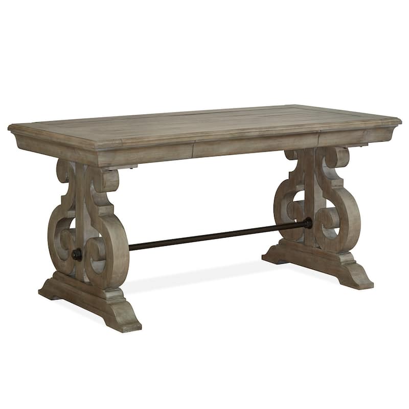 Magnussen Home Tinley Park Dove Tail Grey Writing Desk