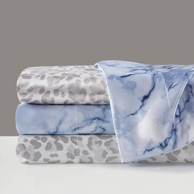 Madison Park Essentials Printed Satin Sheet Set