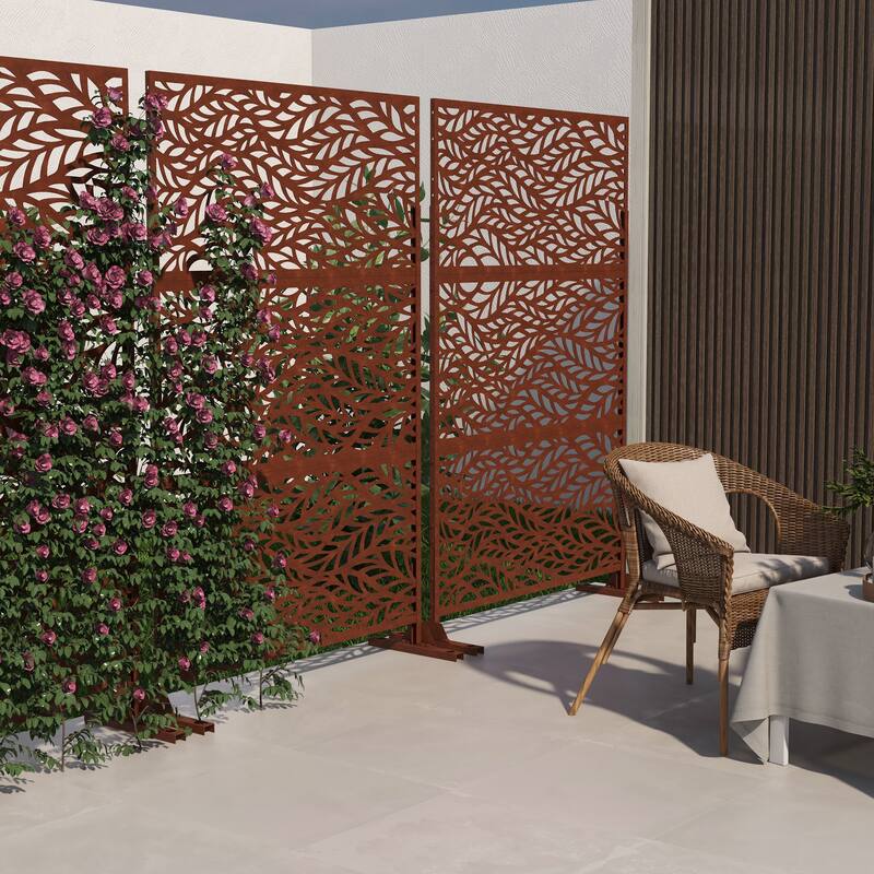 Free Standing Decorative Outdoor Privacy Screen