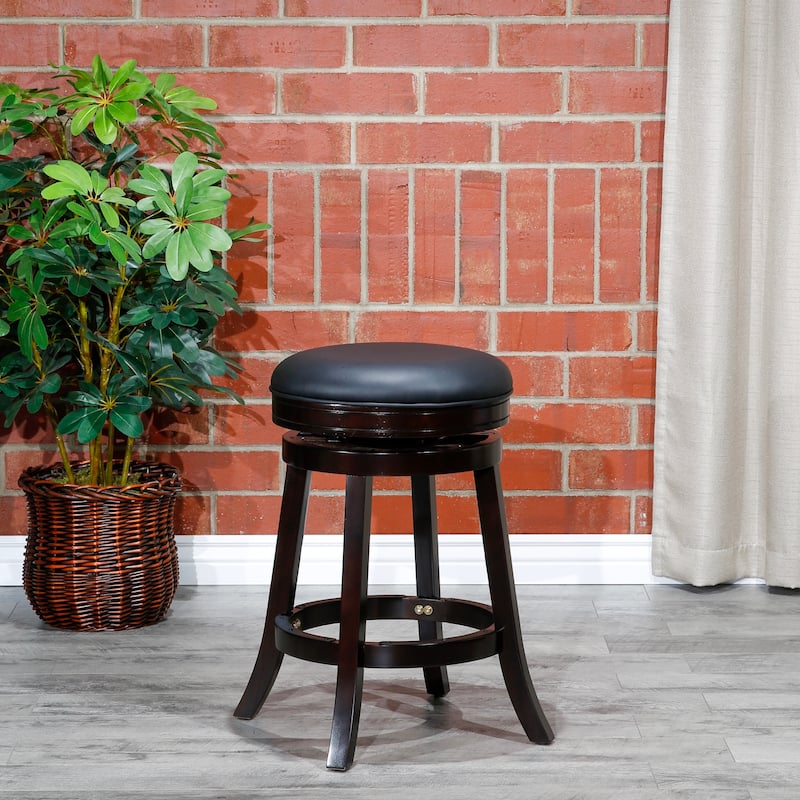DTY Indoor Living Creede Backless Swivel Stool