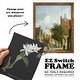 preview thumbnail 19 of 118, Orchid on Slate III -Framed Print w/glass-Cherry Red