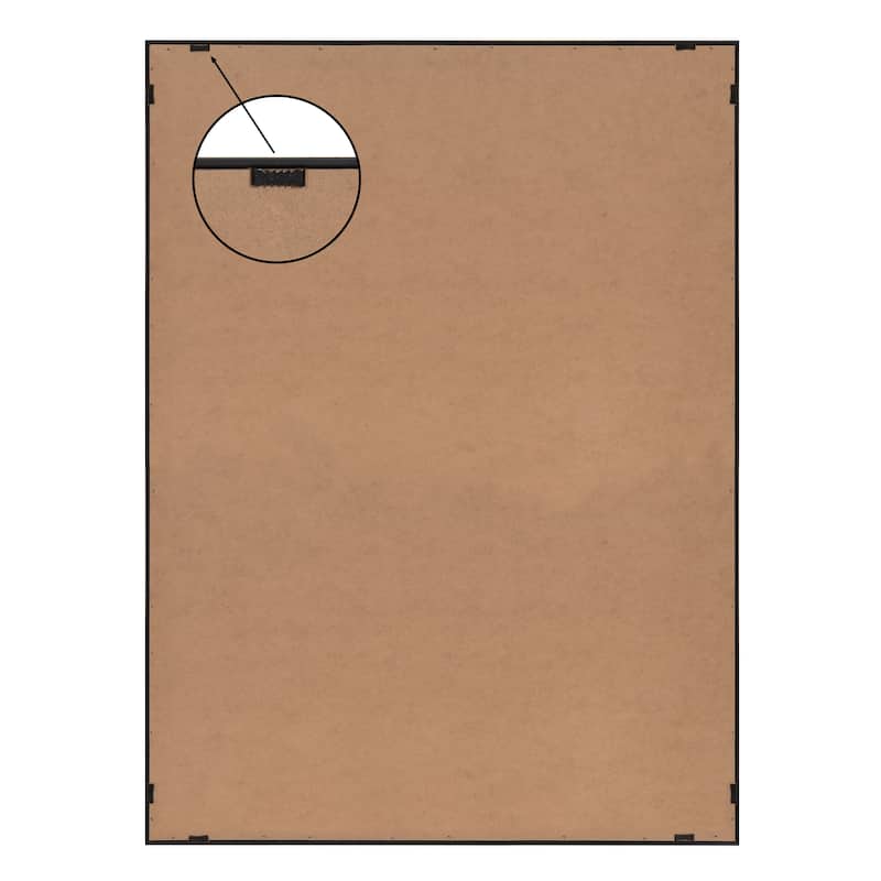 Kate and Laurel Sylvie Distorted Shapes of Black and Tan Framed Canvas by The Creative Bunch Studio