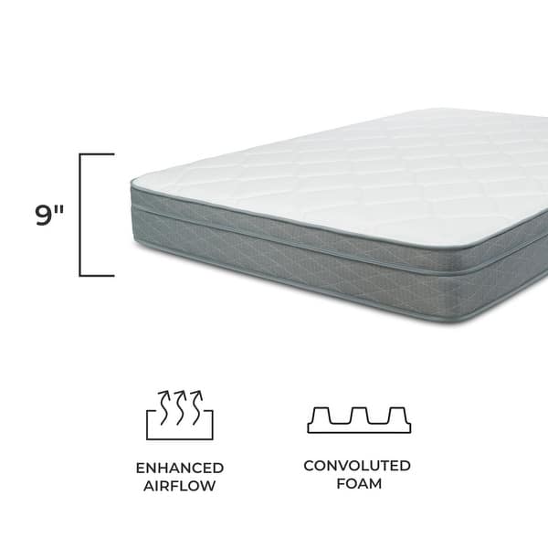 NuForm 9" Medium Firm Eurotop Mattress