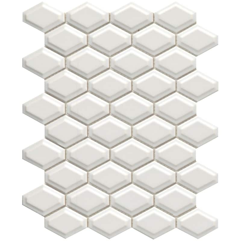 Emser Tile F14CATC1013MHWP Catch - 10" x 13" Dimensional Wall Tile -