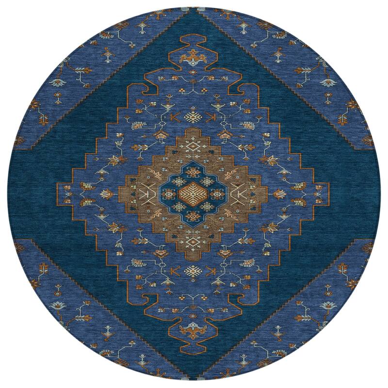 Machine Washable Indoor/ Outdoor Global Marrakesh Chantille Rug