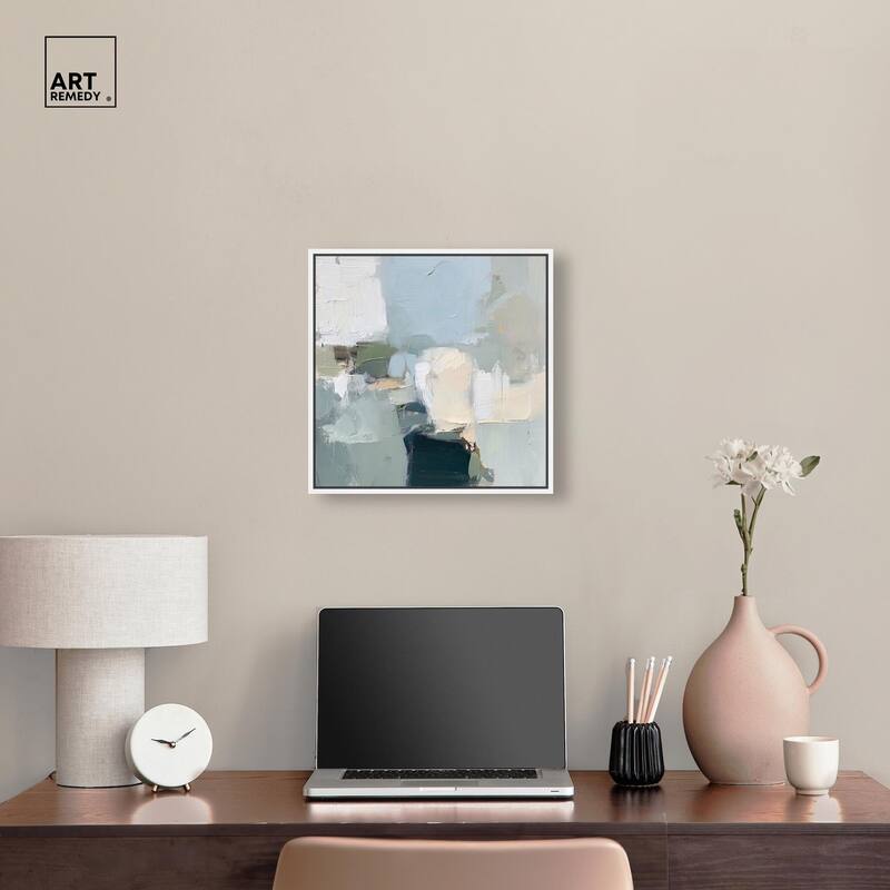 Seafoam and Sand I Canvas by Art Remedy