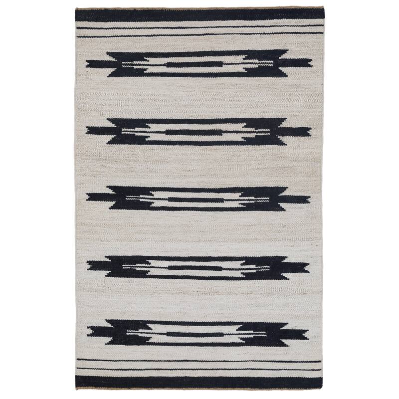 Terra by Obeetee Sona Alba Ivory Rug - Lavender/Ivory - 2' x 3'