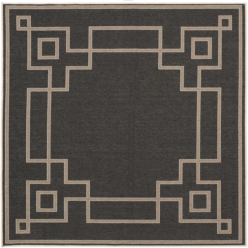 Livabliss Alfresco Country Geometric Indoor / OutdoorArea Rug