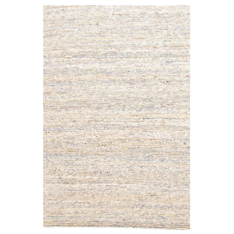 ECARPETGALLERY Braid weave Sienna Cream Wool Rug - 4'1 x 6'1