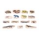 preview thumbnail 2 of 6, TickiT Wooden Reptile & Amphibian Blocks - Set of 15 - Natural