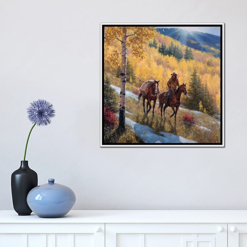 iCanvas "Glow of Indian Summer" by Jack Sorenson Framed Canvas Print