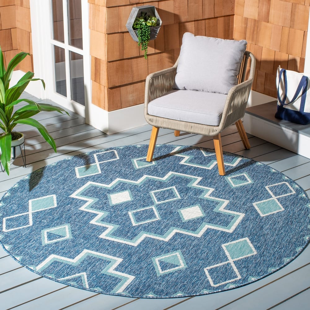 SAFAVIEH Courtyard Cemre Indoor/ Outdoor Waterproof Patio Backyard Rug