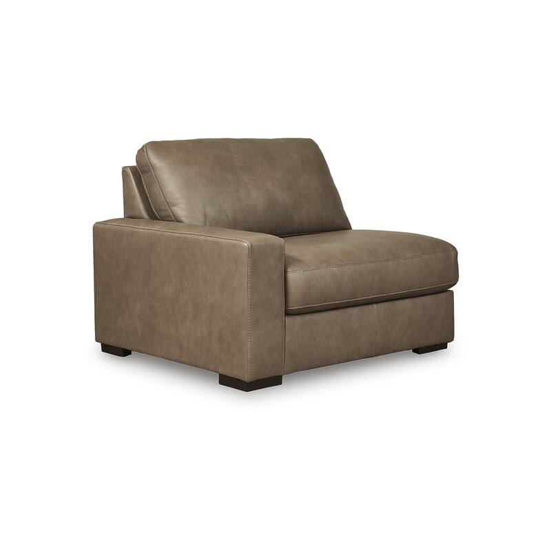 Signature Design by Ashley Veronella Brown 5-Piece Sectional with Chaise - 130" W x 122" D x 39" H