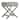 Kenton X Base Wood Accent Campaign Table by iNSPIRE Q Bold
