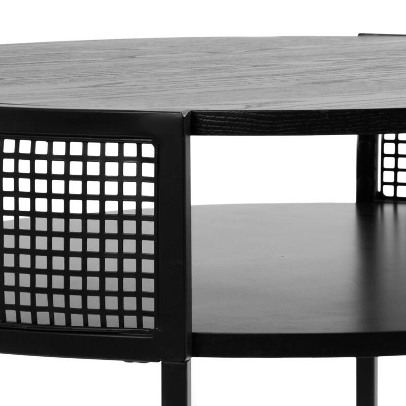 Kate and Laurel Urso Round Coffee Table - 26x25x18