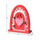 preview thumbnail 11 of 9, Glitzhome 8.5"H Valentine's Door-Shaped Photo Frame Table Decor