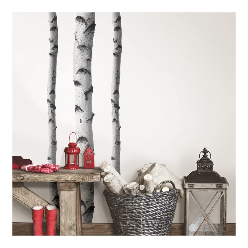 WallPops Silver Birches Wall Art Kit