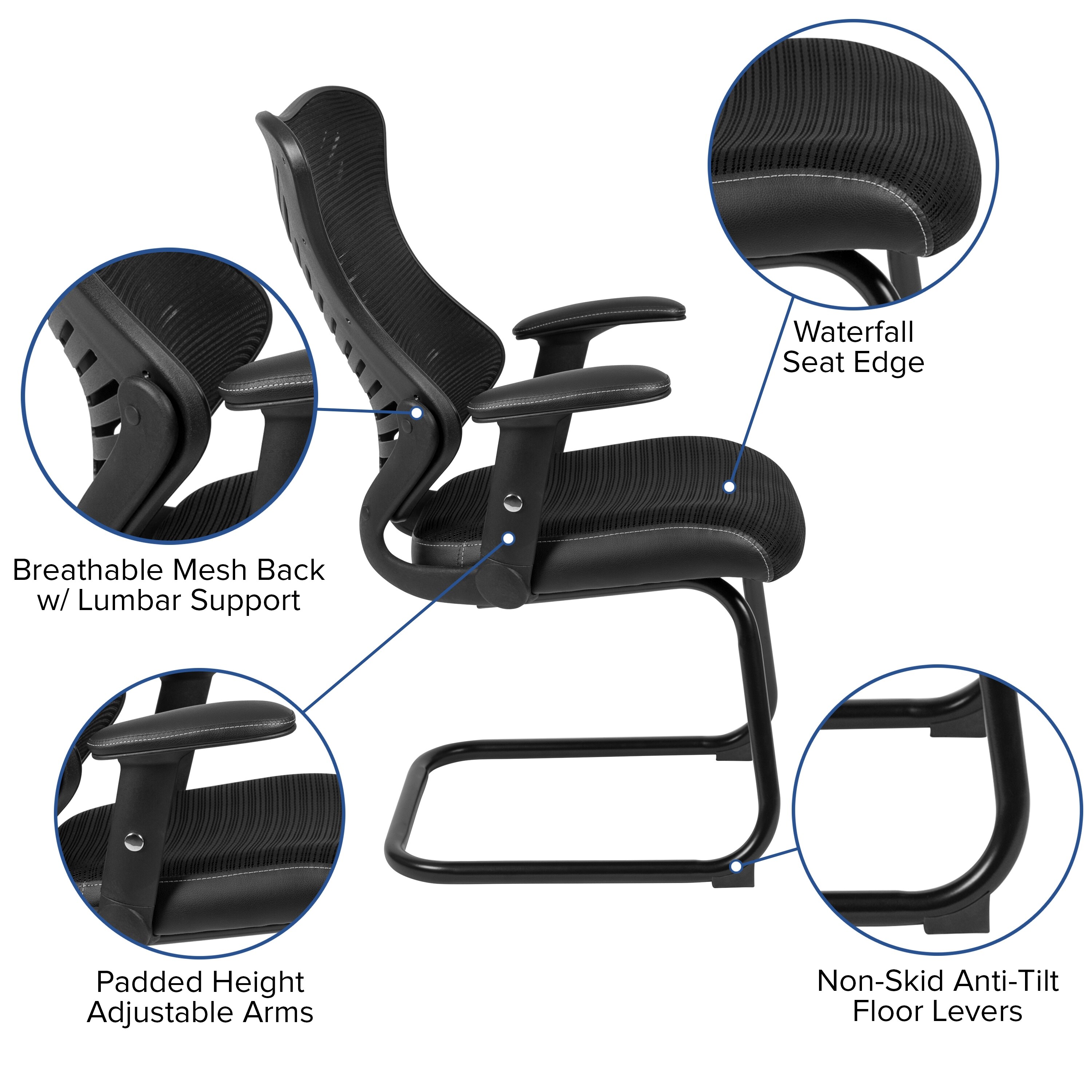 sled gaming chair